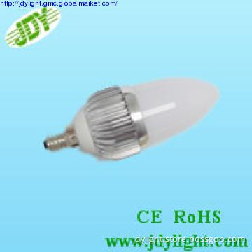 Decorative 3W 120degrees AC95-265V LED candle light